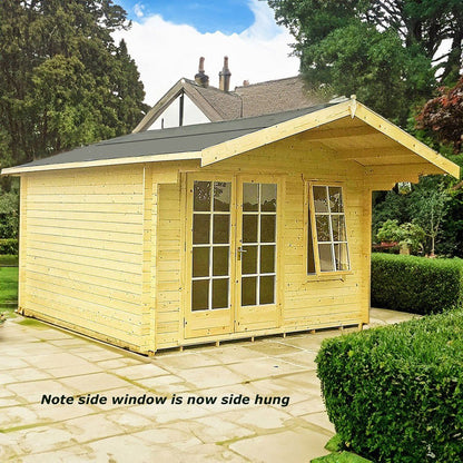 Shire Glenmore Log Cabin With 28mm Log Thickness - JJ Building Materials