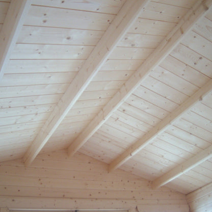 Shire Glenmore Log Cabin With 28mm Log Thickness - JJ Building Materials