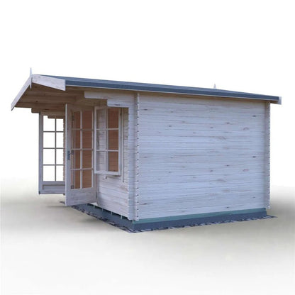 Shire Glenmore Log Cabin With 28mm Log Thickness - JJ Building Materials