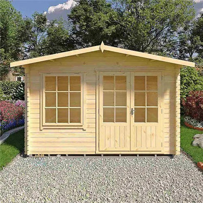 Shire Hale Log Cabin With 28mm Log Thickness - JJ Building Materials