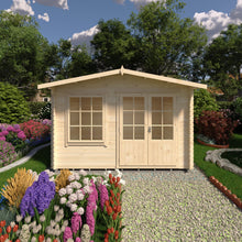 Shire Hale Log Cabin With 28mm Log Thickness - JJ Building Materials