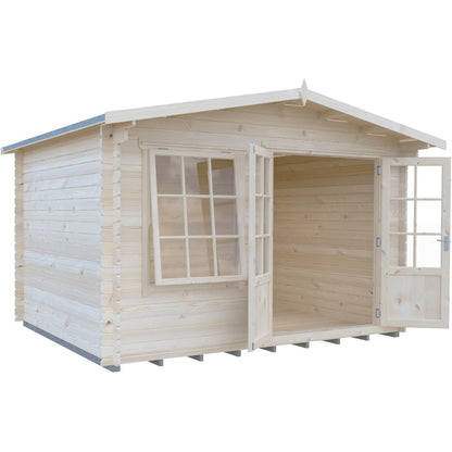 Shire Hale Log Cabin With 28mm Log Thickness - JJ Building Materials