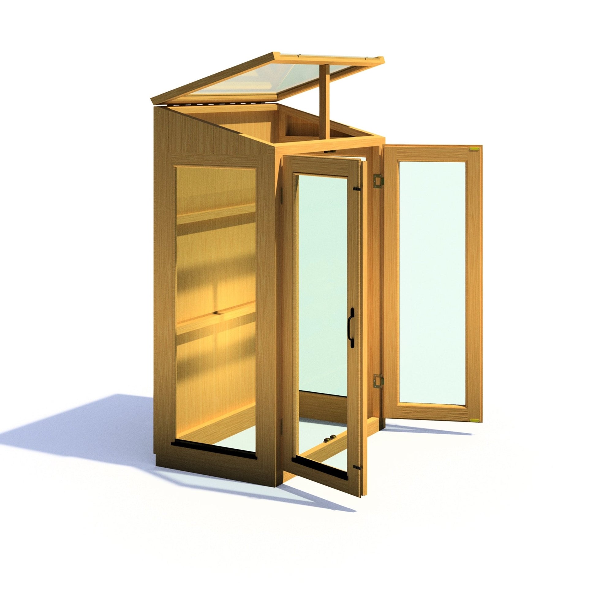 Shire Heydon Lean To Greenhouse 3 x 2ft - JJ Building Materials