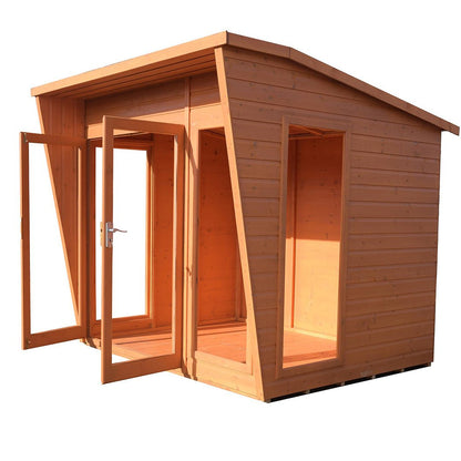Shire Highclere Double Door T&G Modern Wooden Summerhouse - JJ Building Materials