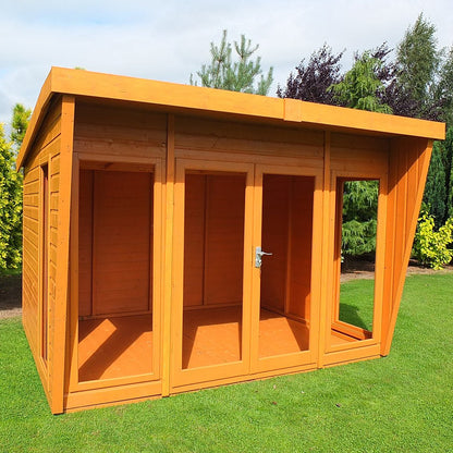Shire Highclere Double Door T&G Modern Wooden Summerhouse - JJ Building Materials
