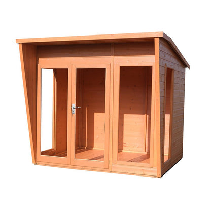 Shire Highclere Double Door T&G Modern Wooden Summerhouse - JJ Building Materials
