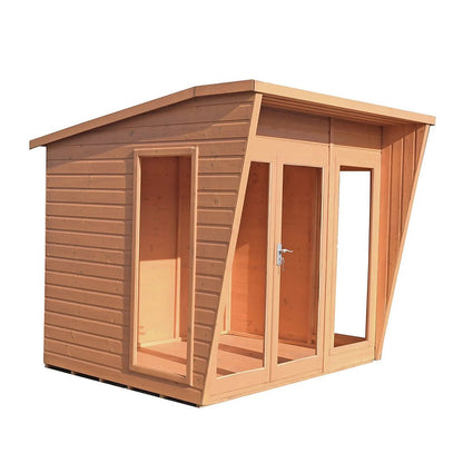 Shire Highclere Double Door T&G Modern Wooden Summerhouse - JJ Building Materials