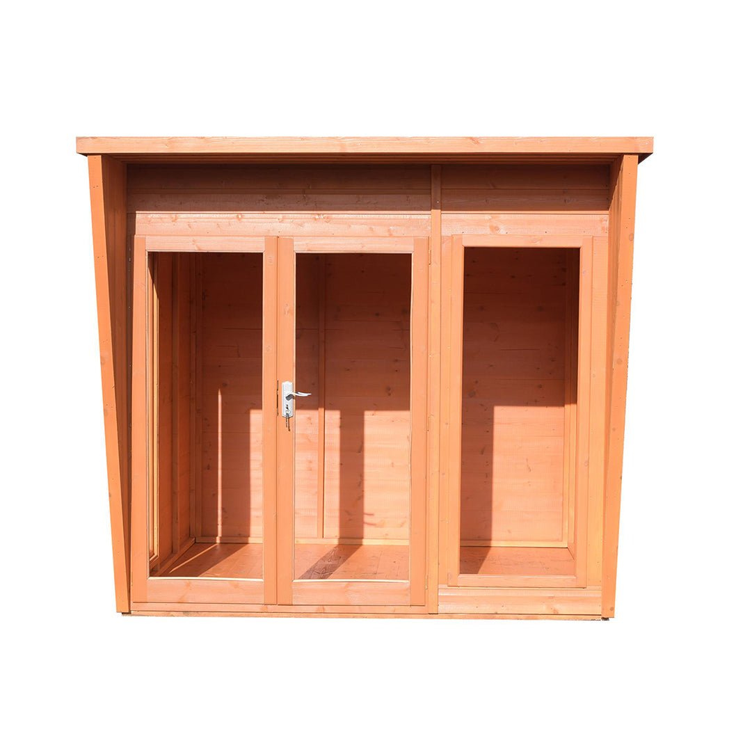 Shire Highclere Double Door T&G Modern Wooden Summerhouse - JJ Building Materials
