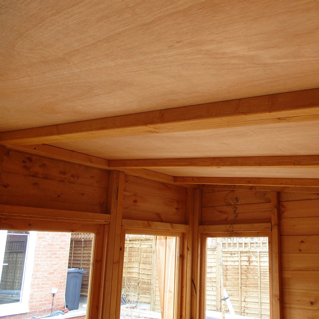 Shire Highclere Double Door T&G Modern Wooden Summerhouse - JJ Building Materials