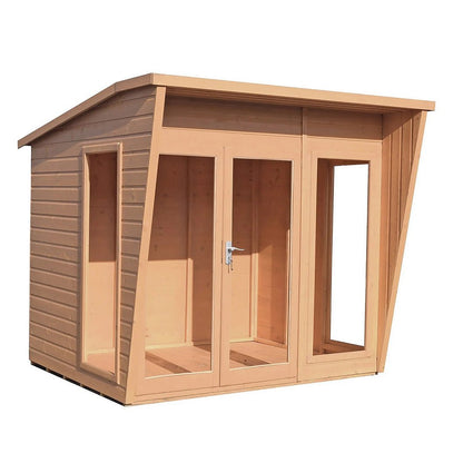 Shire Highclere Double Door T&G Modern Wooden Summerhouse - JJ Building Materials