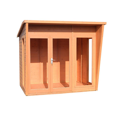 Shire Highclere Double Door T&G Modern Wooden Summerhouse - JJ Building Materials