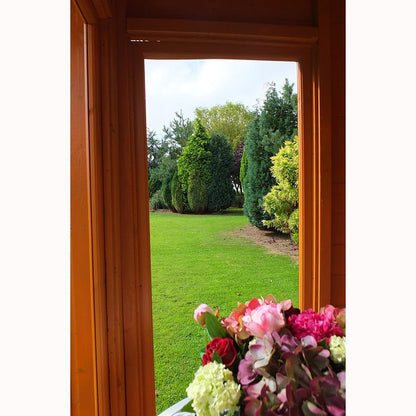 Shire Highclere Double Door T&G Modern Wooden Summerhouse - JJ Building Materials