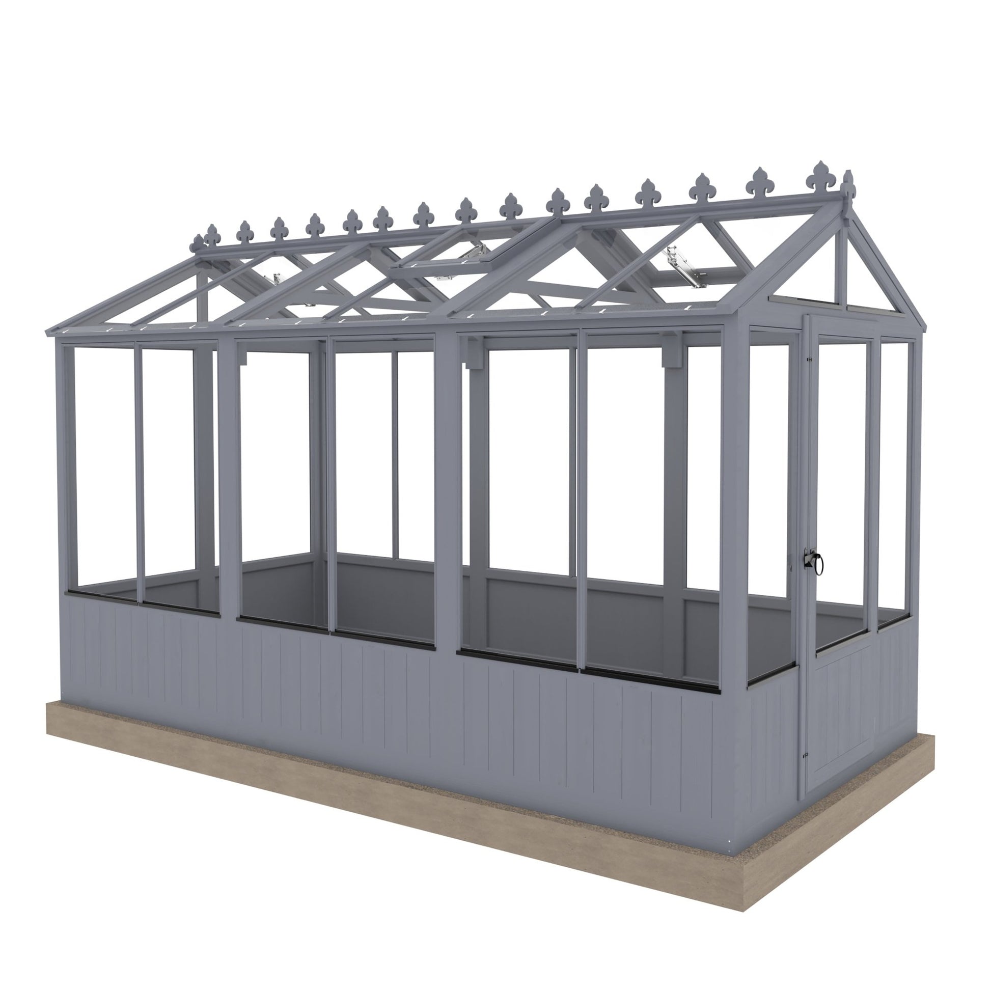 Shire Holkham Wooden 6 x 12ft Greenhouse - JJ Building Materials