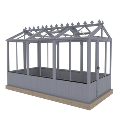 Shire Holkham Wooden 6 x 12ft Greenhouse - JJ Building Materials