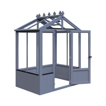 Shire Holkham Wooden 6 x 4ft Greenhouse - JJ Building Materials