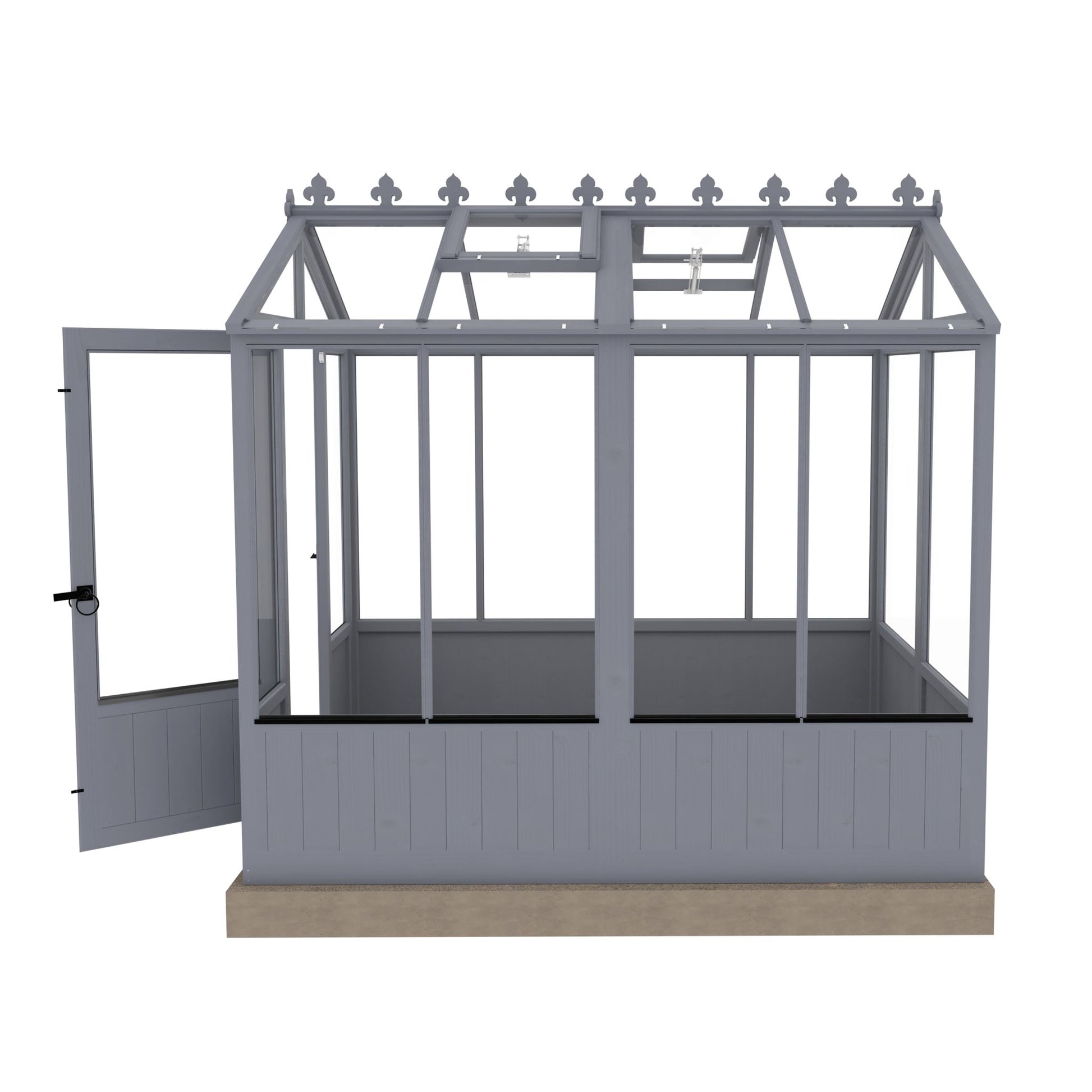 Shire Holkham Wooden 6 x 8ft Greenhouse - JJ Building Materials