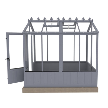 Shire Holkham Wooden 6 x 8ft Greenhouse - JJ Building Materials