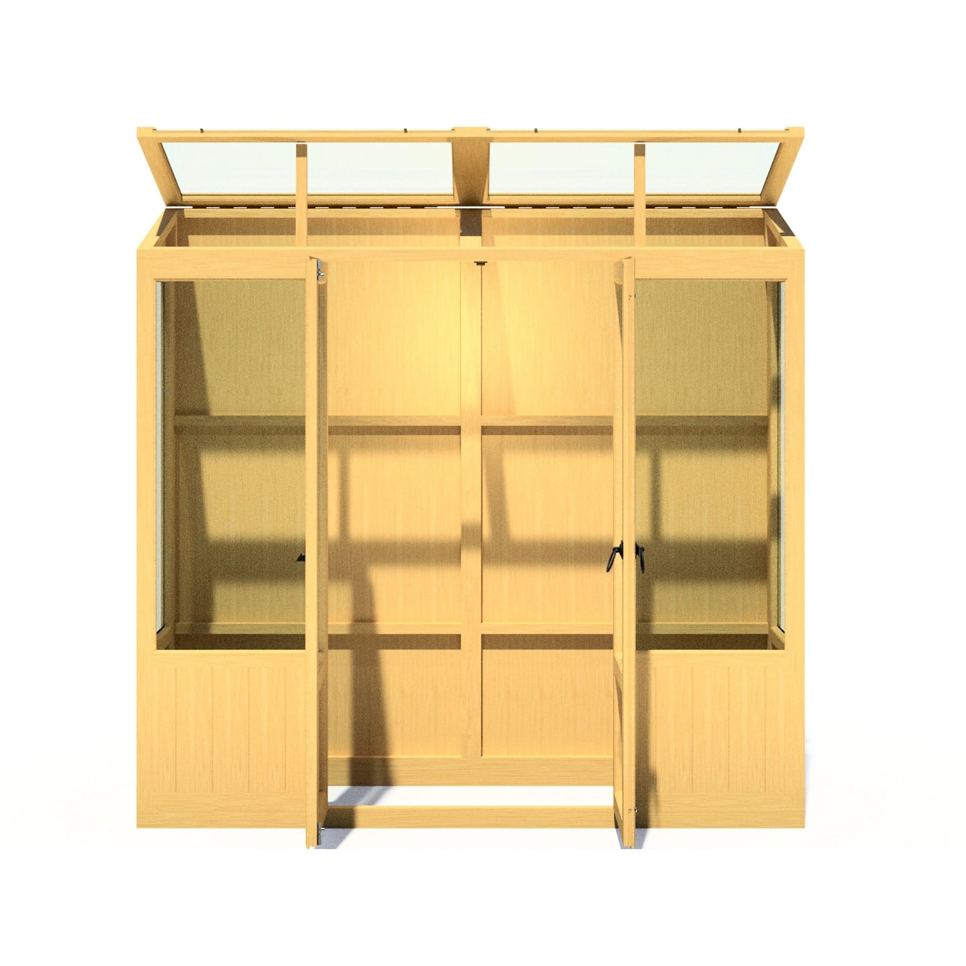 Shire Holme Wooden 7 x 3ft Greenhouse - JJ Building Materials
