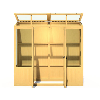 Shire Holme Wooden 7 x 3ft Greenhouse - JJ Building Materials