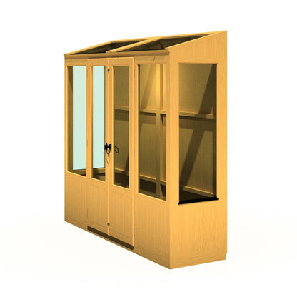 Shire Holme Wooden 7 x 3ft Greenhouse - JJ Building Materials
