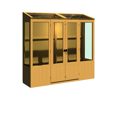 Shire Holme Wooden 7 x 3ft Greenhouse - JJ Building Materials