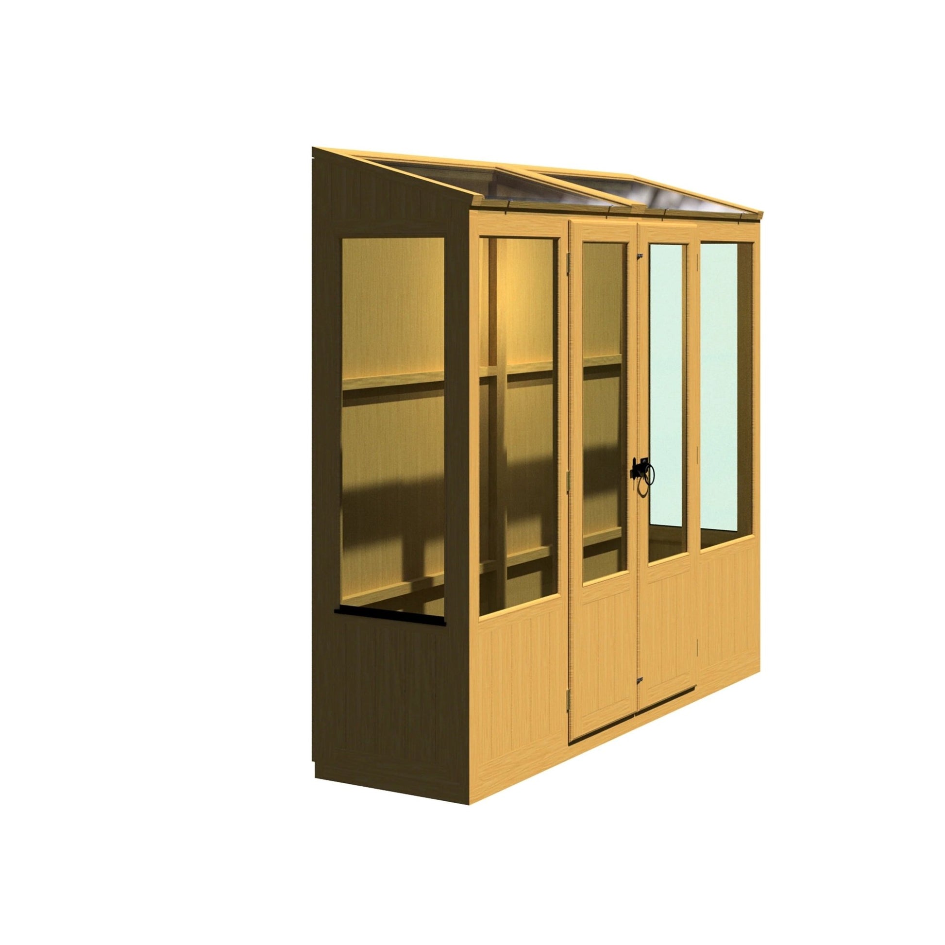 Shire Holme Wooden 7 x 3ft Greenhouse - JJ Building Materials