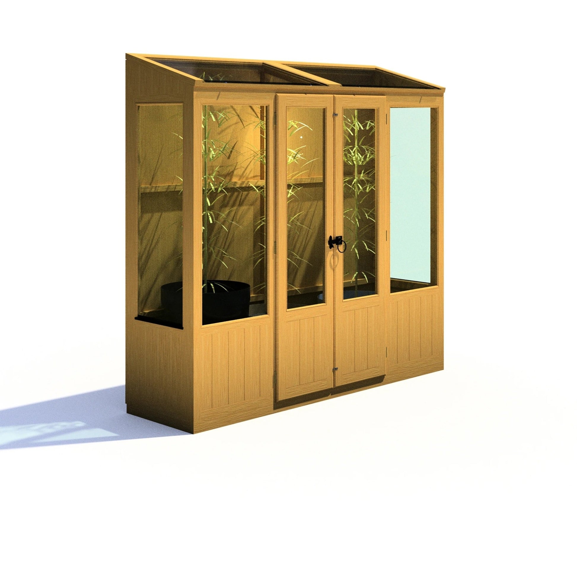 Shire Holme Wooden 7 x 3ft Greenhouse - JJ Building Materials
