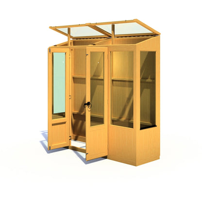 Shire Holme Wooden 7 x 3ft Greenhouse - JJ Building Materials