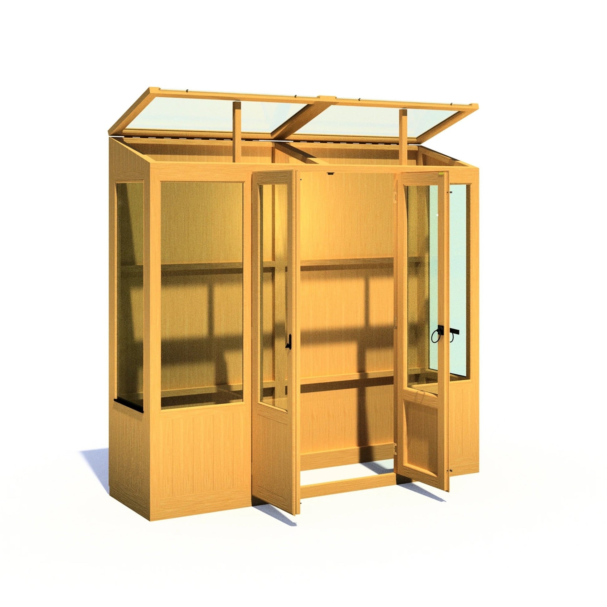 Shire Holme Wooden 7 x 3ft Greenhouse - JJ Building Materials