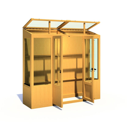 Shire Holme Wooden 7 x 3ft Greenhouse - JJ Building Materials