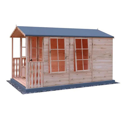 Shire Kensington 7x10ft Double Door T&G Wooden Summerhouse - JJ Building Materials