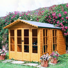Shire Kensington 7x10ft Double Door T&G Wooden Summerhouse - JJ Building Materials