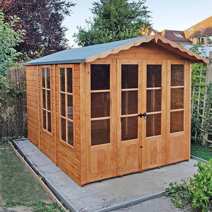 Shire Kensington 7x10ft Double Door T&G Wooden Summerhouse - JJ Building Materials