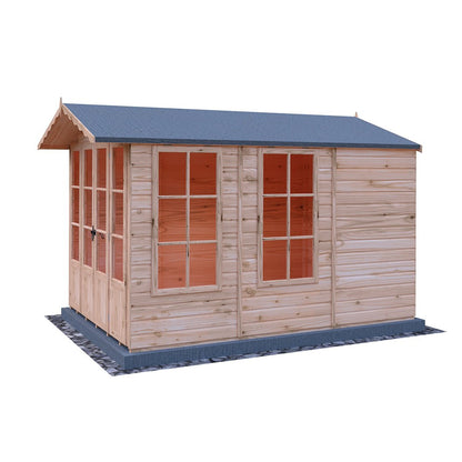 Shire Kensington 7x10ft Double Door T&G Wooden Summerhouse - JJ Building Materials