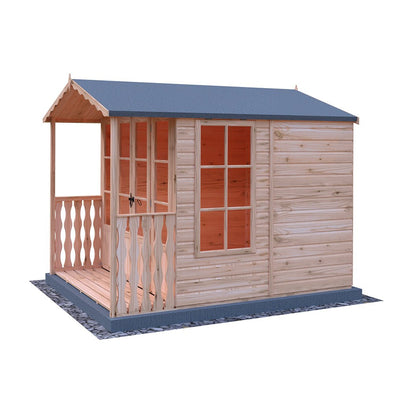 Shire Kensington 7x7ft Double Door T&G Wooden Summerhouse - JJ Building Materials