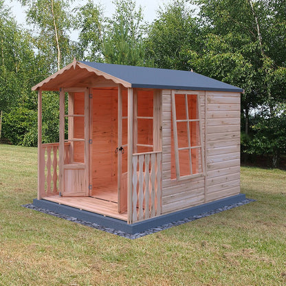 Shire Kensington 7x7ft Double Door T&G Wooden Summerhouse - JJ Building Materials