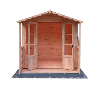 Shire Kensington 7x7ft Double Door T&G Wooden Summerhouse - JJ Building Materials