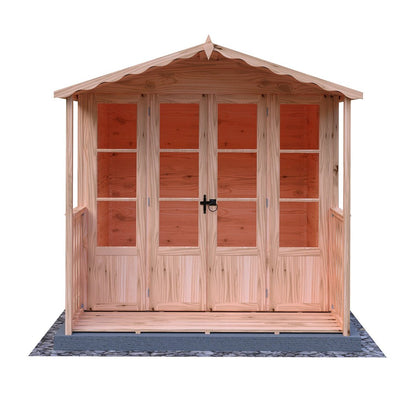 Shire Kensington 7x7ft Double Door T&G Wooden Summerhouse - JJ Building Materials