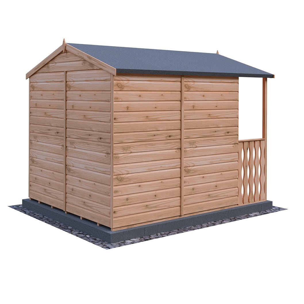 Shire Kensington 7x7ft Double Door T&G Wooden Summerhouse - JJ Building Materials