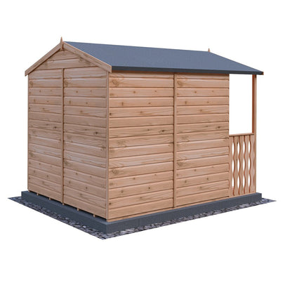 Shire Kensington 7x7ft Double Door T&G Wooden Summerhouse - JJ Building Materials