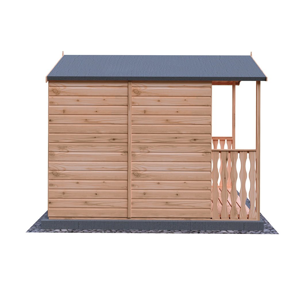 Shire Kensington 7x7ft Double Door T&G Wooden Summerhouse - JJ Building Materials