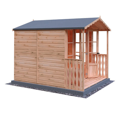 Shire Kensington 7x7ft Double Door T&G Wooden Summerhouse - JJ Building Materials