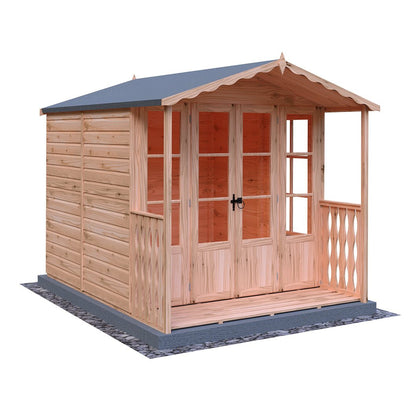 Shire Kensington 7x7ft Double Door T&G Wooden Summerhouse - JJ Building Materials
