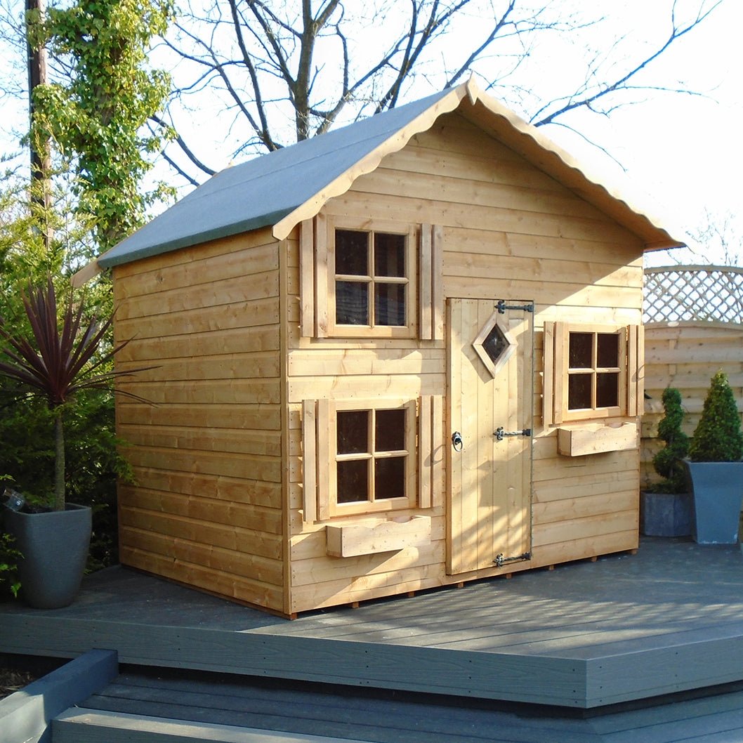 Shire Loft 8x6ft Kids Playhouse - JJ Building Materials