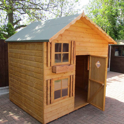 Shire Loft 8x6ft Kids Playhouse - JJ Building Materials