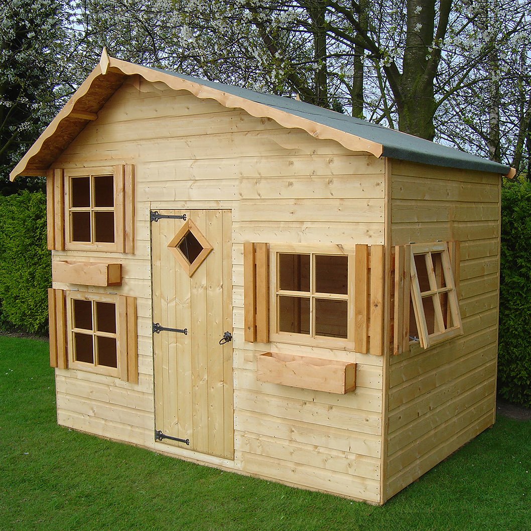 Shire Loft 8x6ft Kids Playhouse - JJ Building Materials