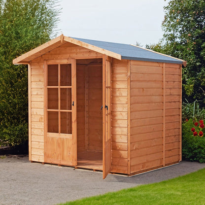 Shire Lumley 7x7ft Double Door Wooden Summerhouse - JJ Building Materials