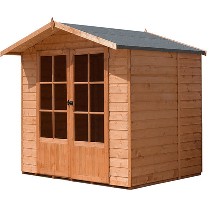 Shire Lumley 7x7ft Double Door Wooden Summerhouse - JJ Building Materials