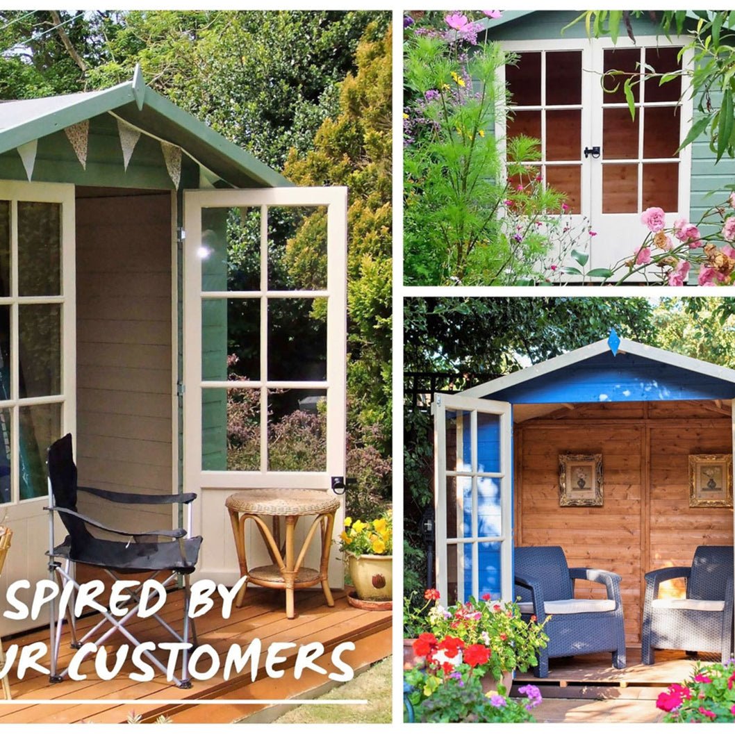 Shire Lumley 7x7ft Double Door Wooden Summerhouse - JJ Building Materials