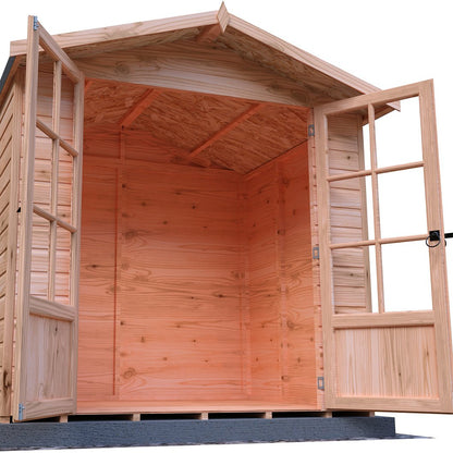 Shire Lumley 7x7ft Double Door Wooden Summerhouse - JJ Building Materials